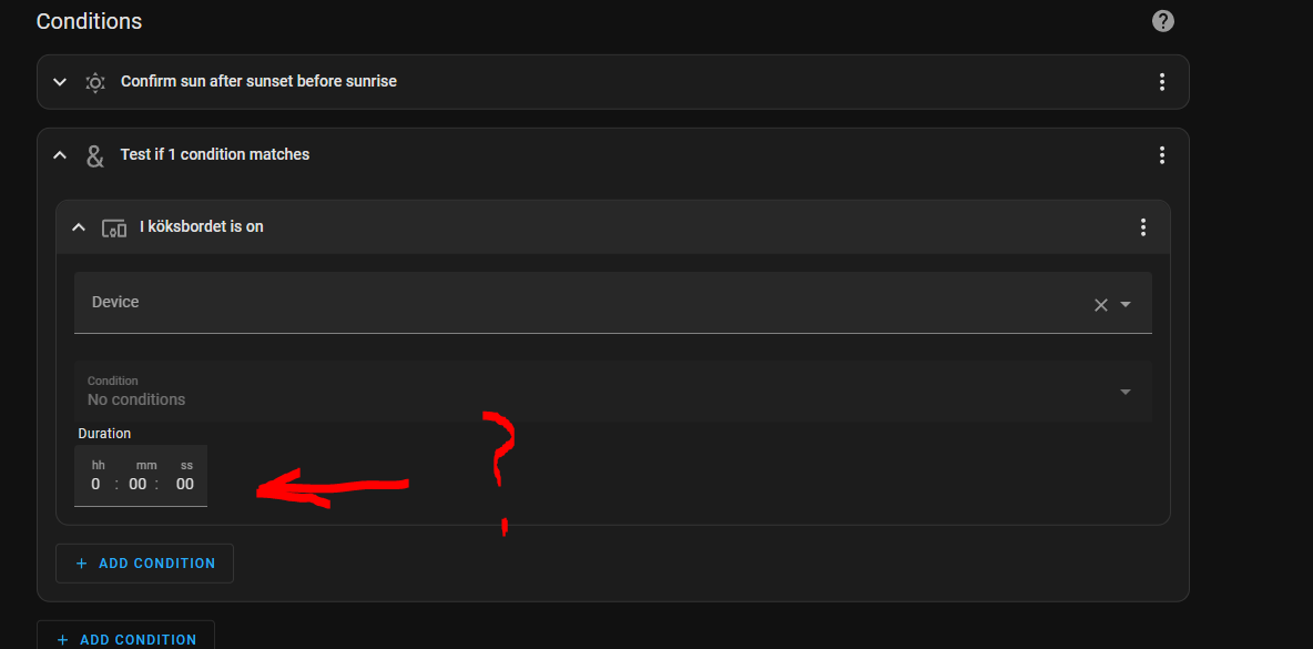 "Duration info (optional)" in automated trigger · Issue 27021 · home