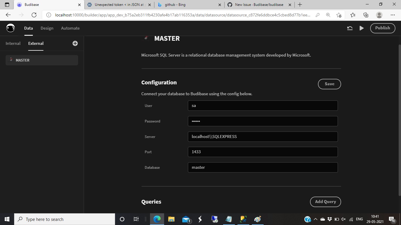 SQL EXPRESS Database - Not connecting using Localhost but connecting by ...