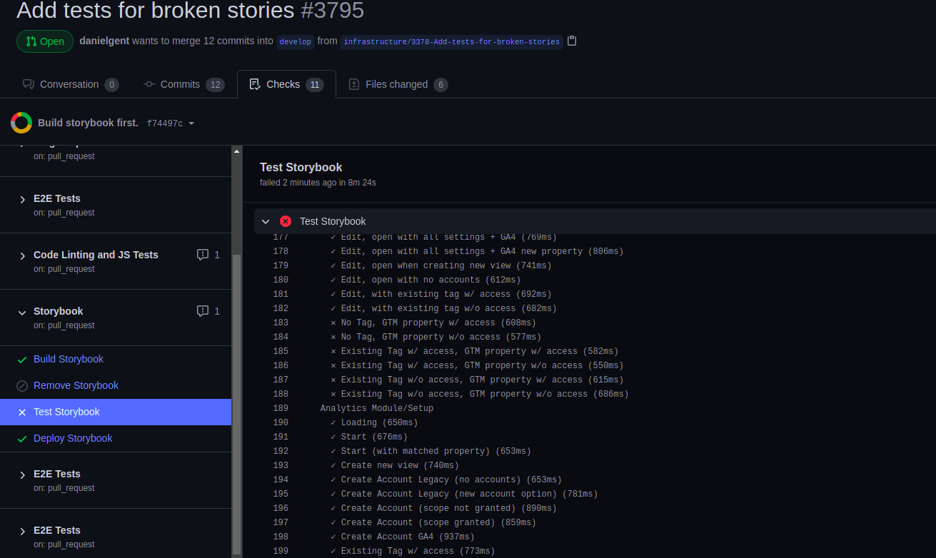 Add tests for broken stories · Issue #3378 · google/site-kit-wp · GitHub