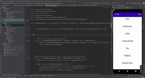 GitHub - aktayhamza/recyclerview-basic-example: I am learning ...