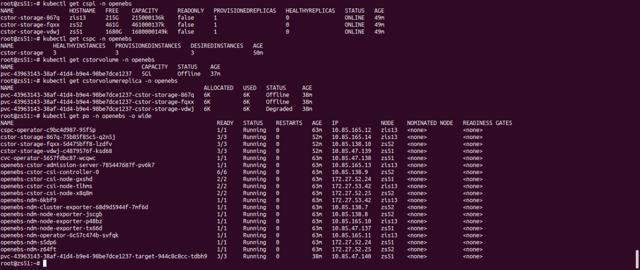 cstorvolume offline · Issue #3549 · openebs/openebs · GitHub