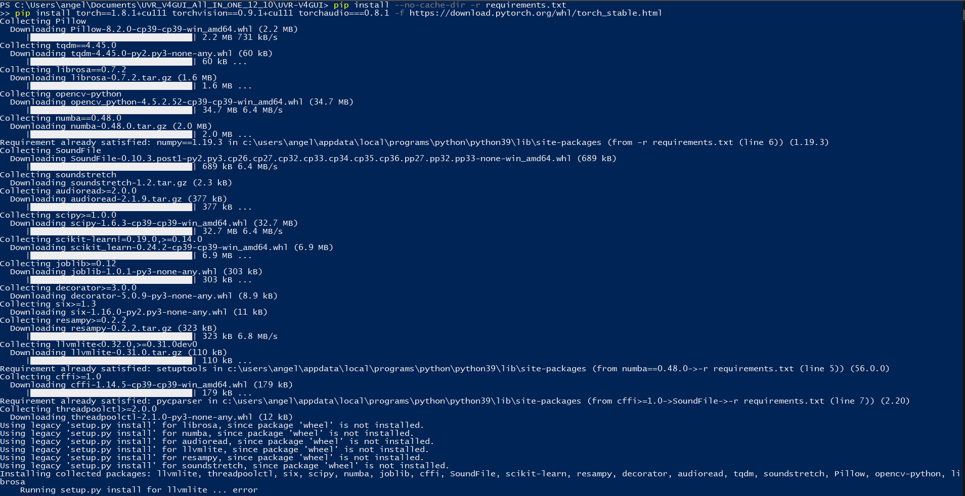 UVR does not open after reinstalling Python 3.9.5 · Issue #75 · Anjok07 ...