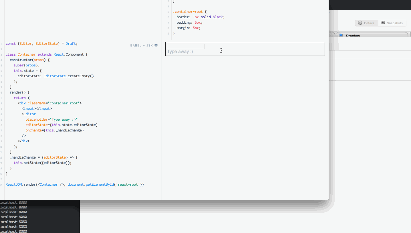 Mouse dragging all text into non-Draft input throws lots of errors ...
