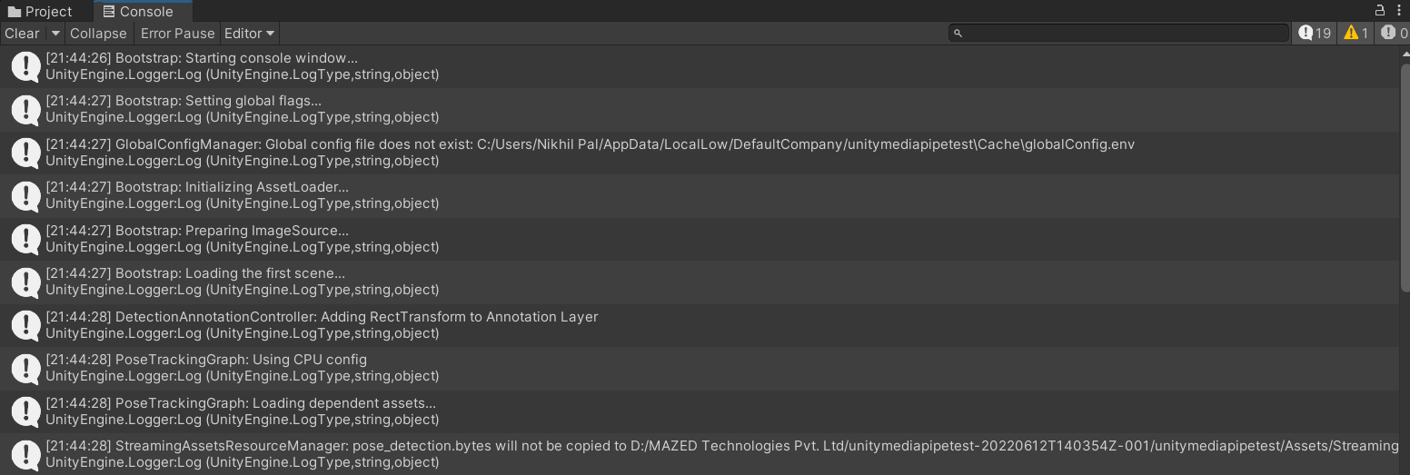 Game Build with Mediapipe shows black screen on Windows · Issue 662 · homuler