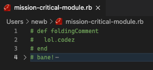 [folding] Preserve comment folding for developer UX and sanity · Issue ...