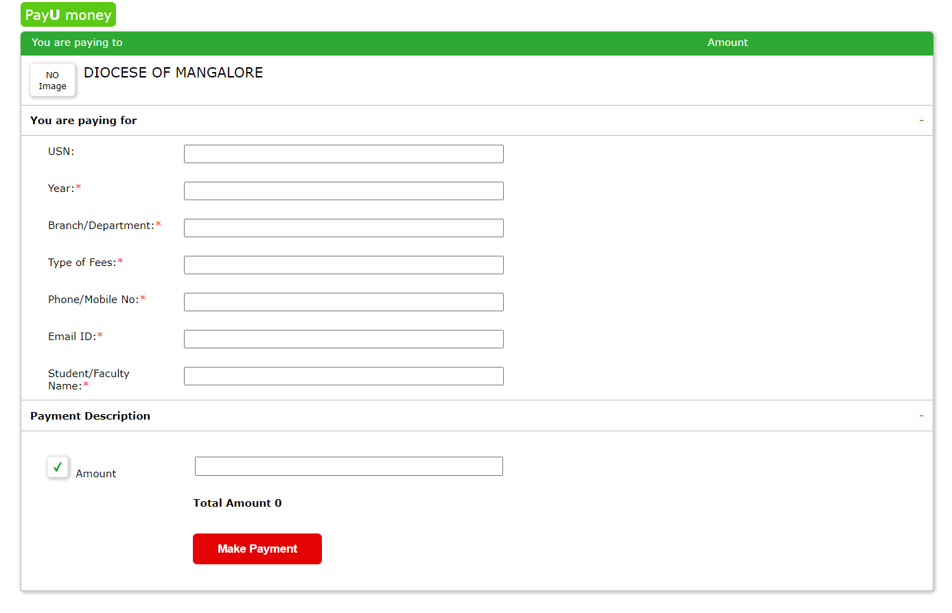 GitHub - supreetha-dev/Fee-payment-form: Fee payment form created using ...