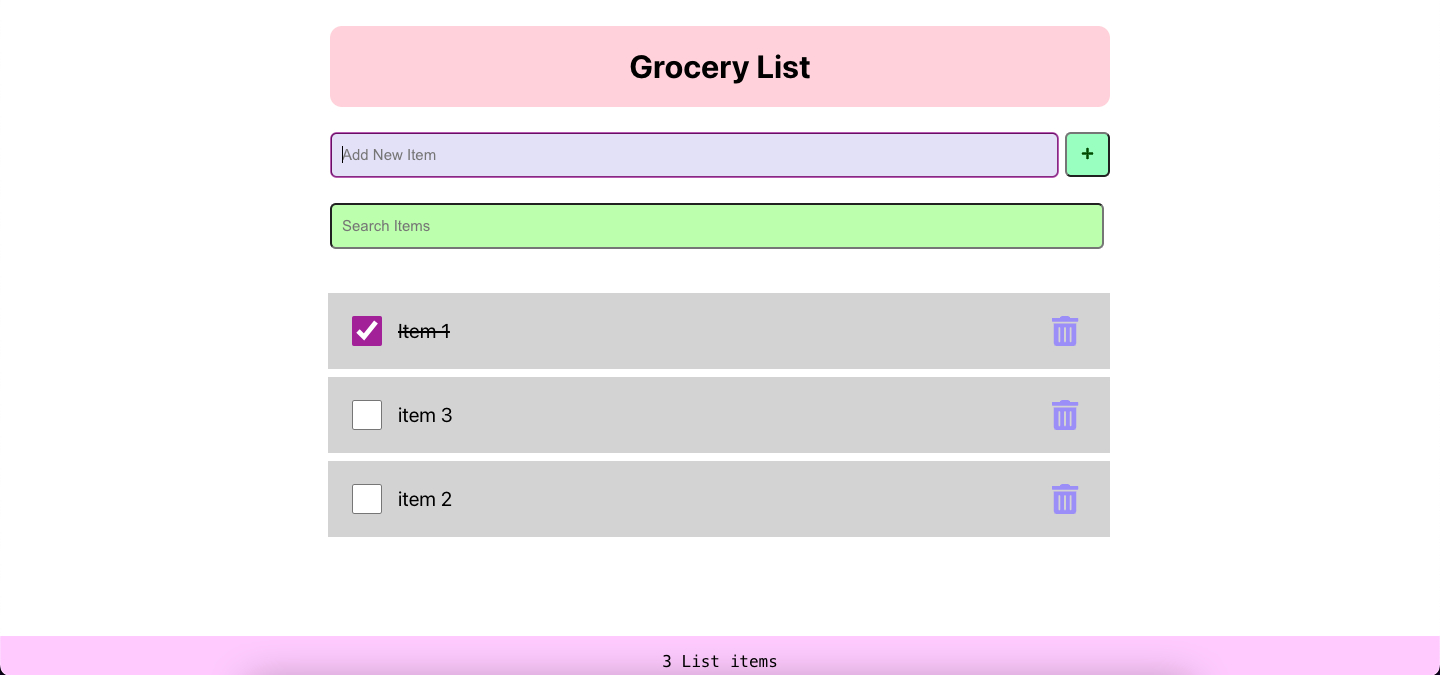 GitHub - aisha-sk/grocery-list: A grocery list app, created using the ...