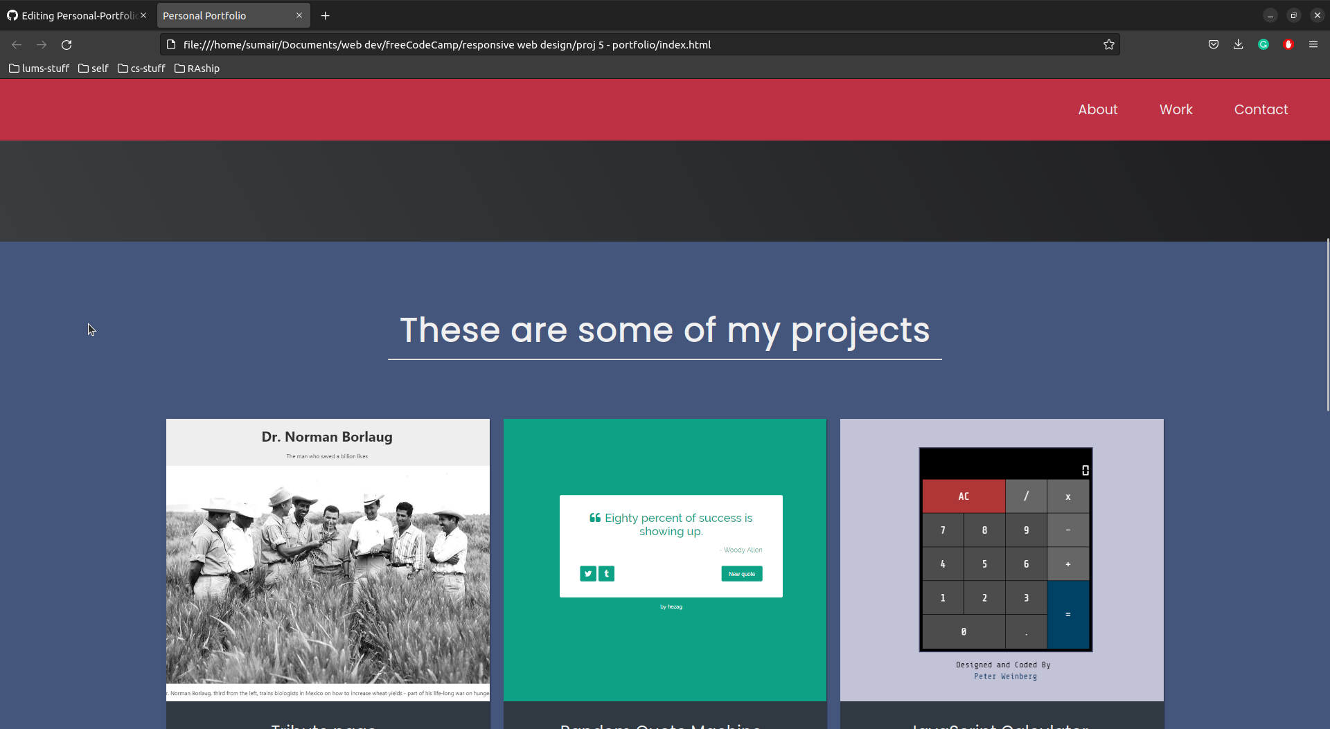 GitHub - sumairijazhashmi/Personal-Portfolio-Webpage