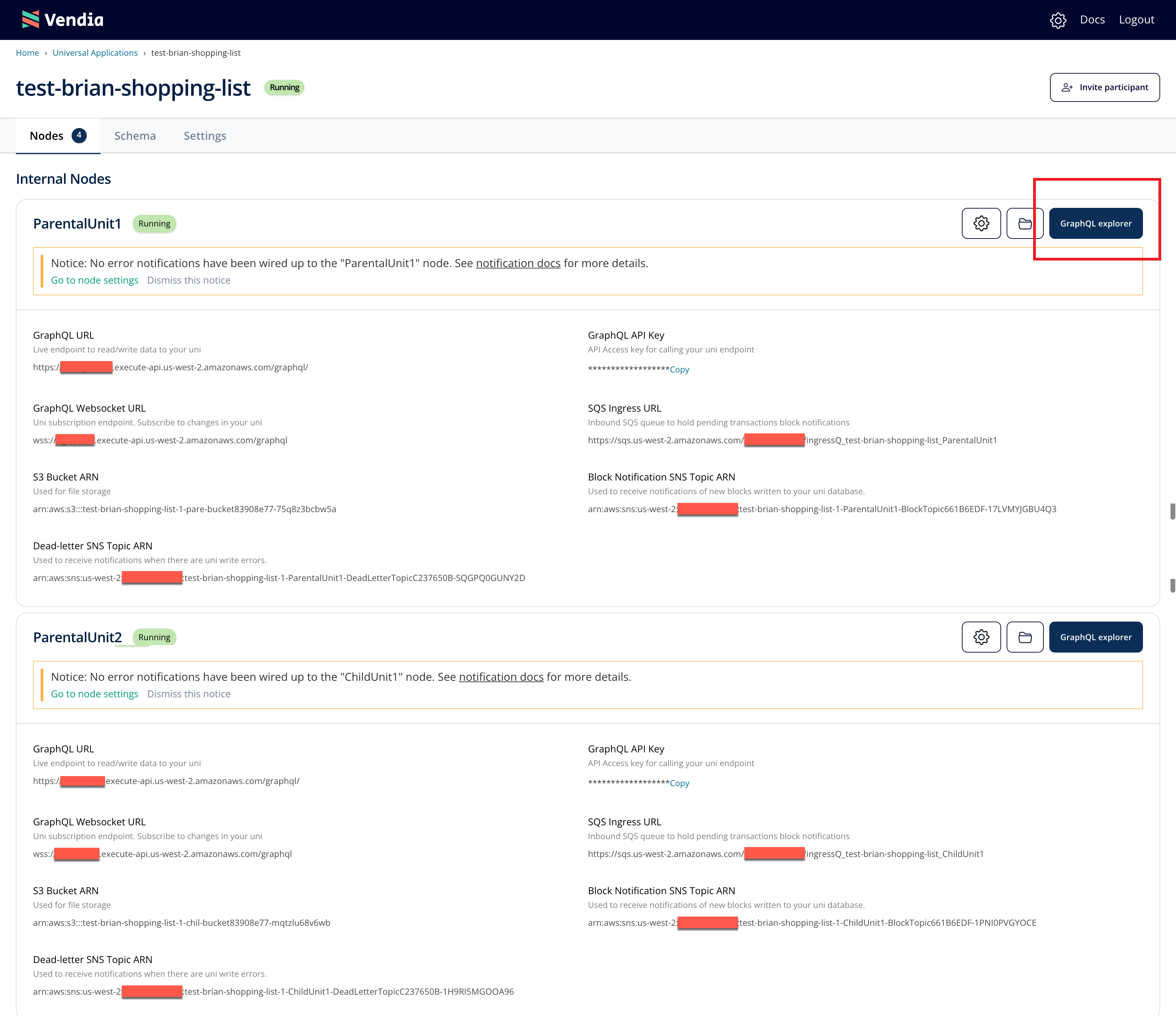 Graphql explorer view