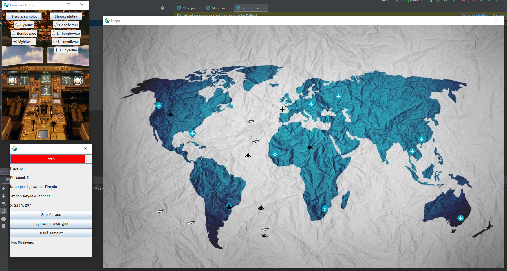 GitHub - WAndraszyk/Ships-and-planes: Project created for Object ...