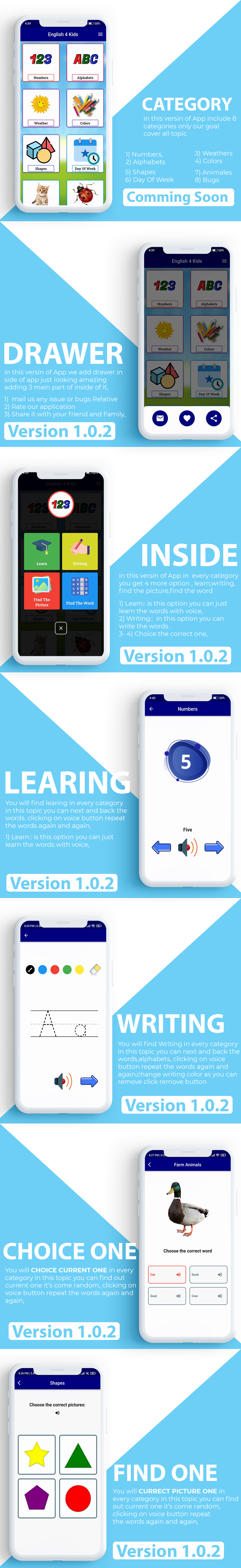 English For Kids Full App | Flutter  3.3.2
