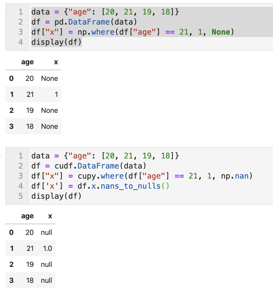  bug np where not supported issue 4032 rapidsai cudf github