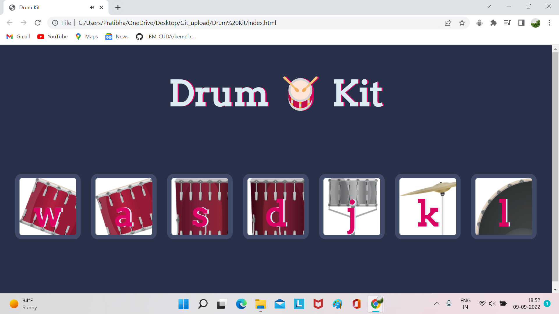 GitHub - pratibha2001/Drum-kit