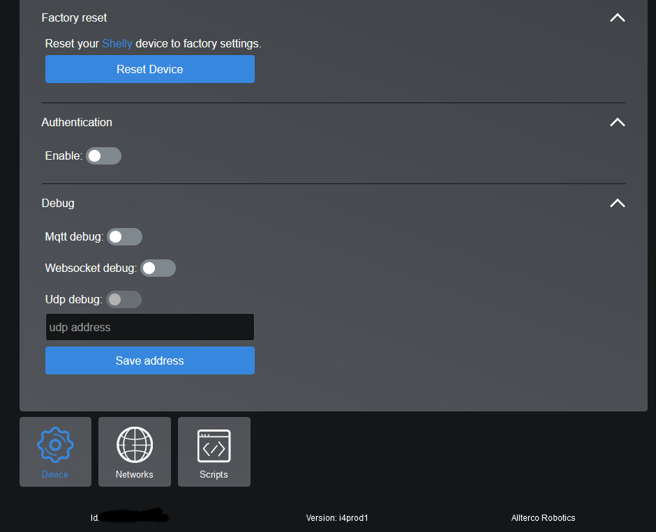 Shelly Plus I4 integration · Issue 552 ·
