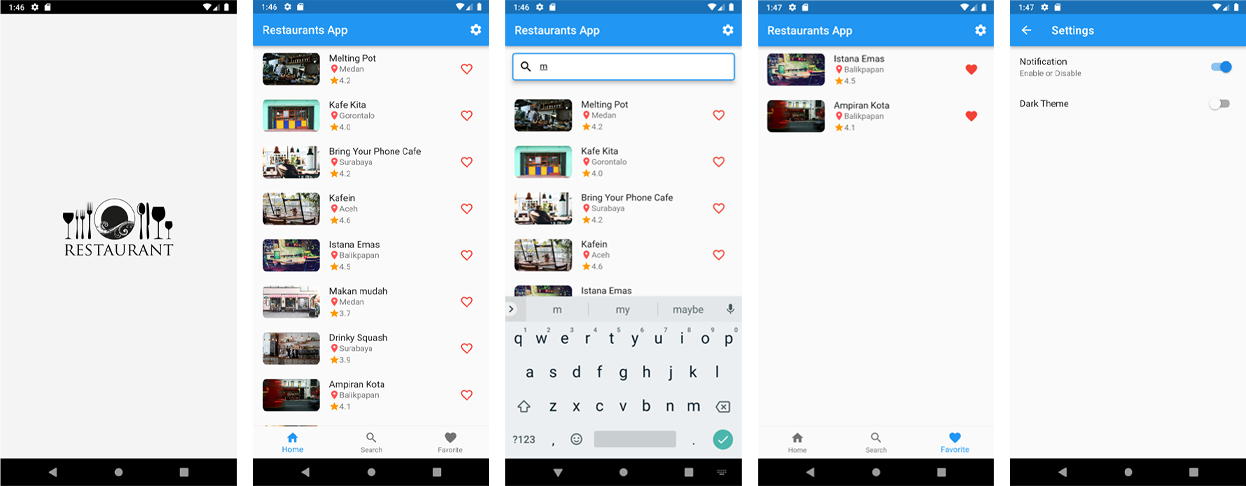 GitHub - fanolans/flutter-restaurant-app: Learning project restaurant ...