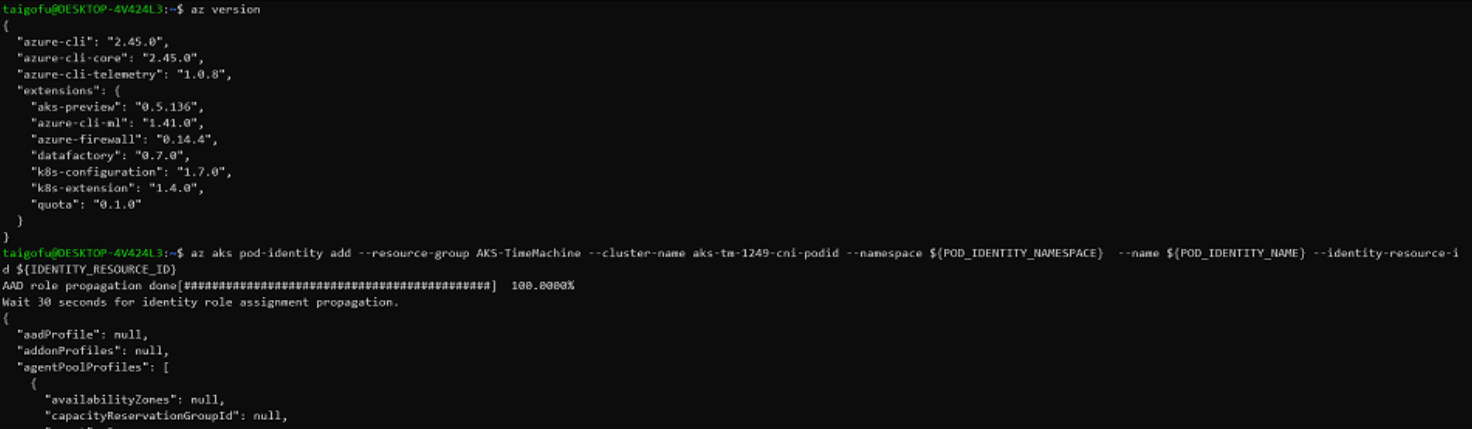 az aks pod-identity add fails to add role assignment · Issue