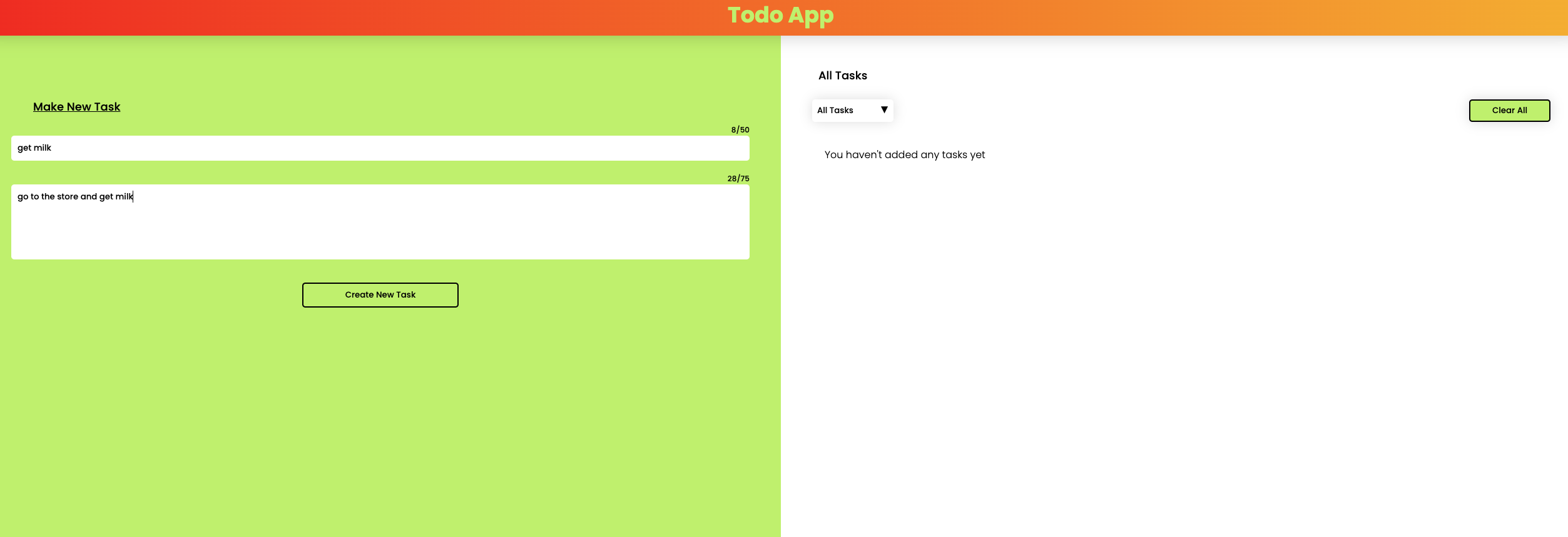 GitHub - davey2000/To-Do-List: A colorful React To-Do list using ...
