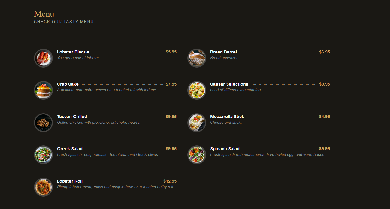 GitHub - yb-thai/Simple-HTML-Restaurant-Website