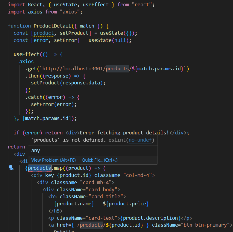 E-commerce Product Management System using json-server, react, and ...