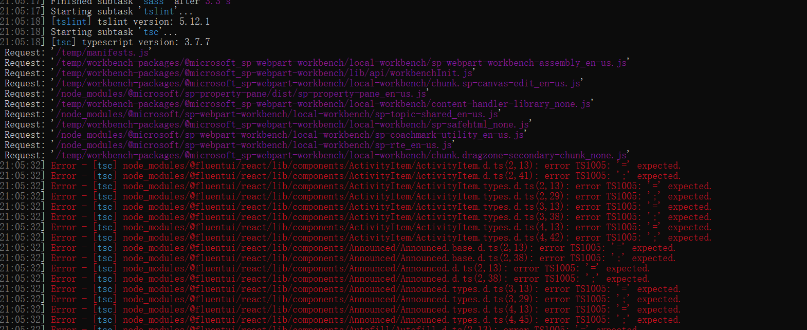 Import package build error · Issue #20457 · microsoft/fluentui · GitHub