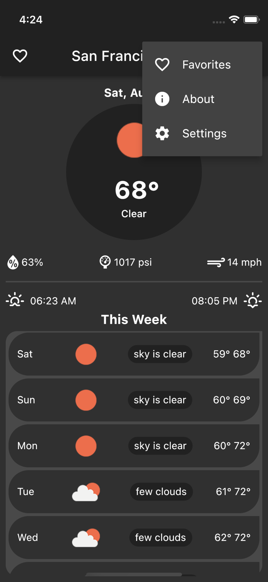 GitHub - yigitesmen/weather_forecast: Simple weather app to get weather ...