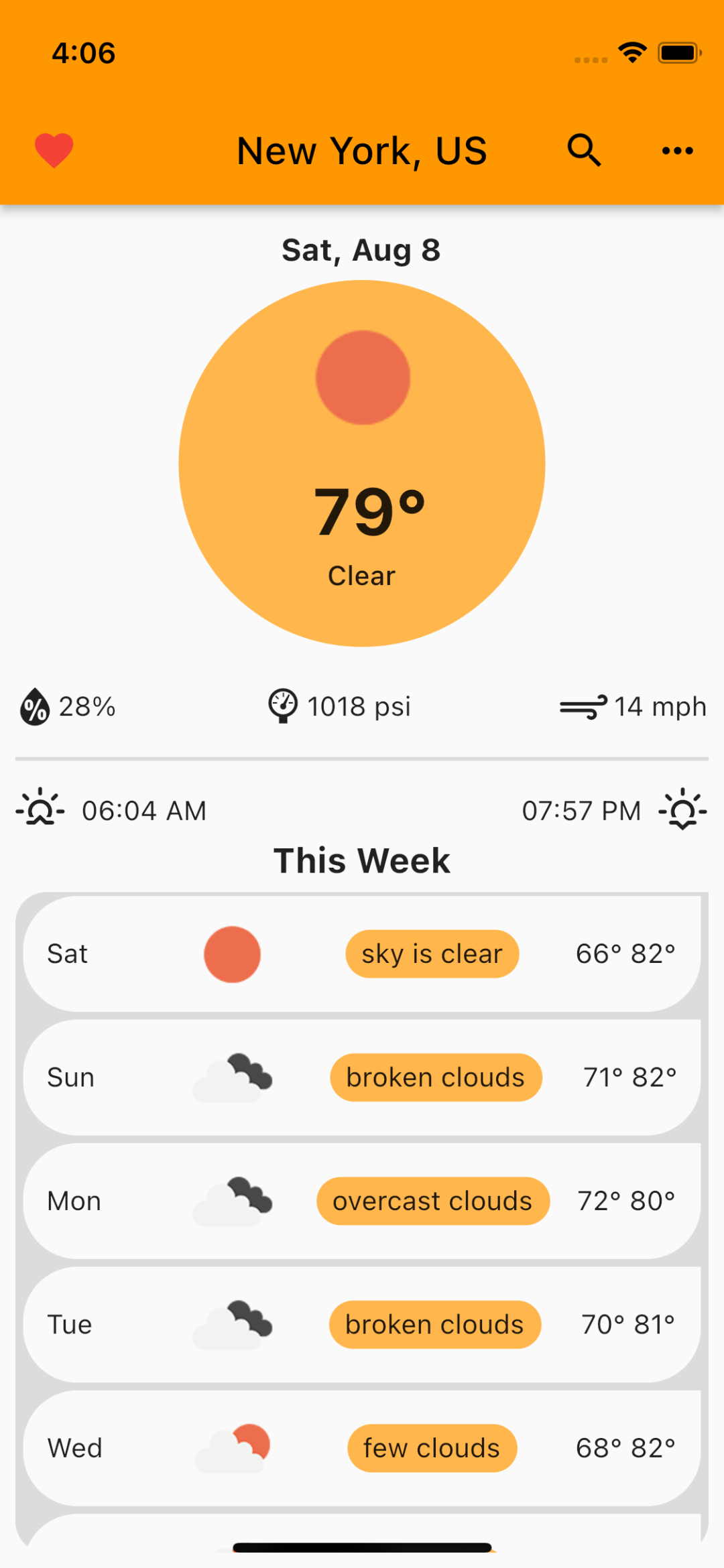 GitHub - yigitesmen/weather_forecast: Simple weather app to get weather ...