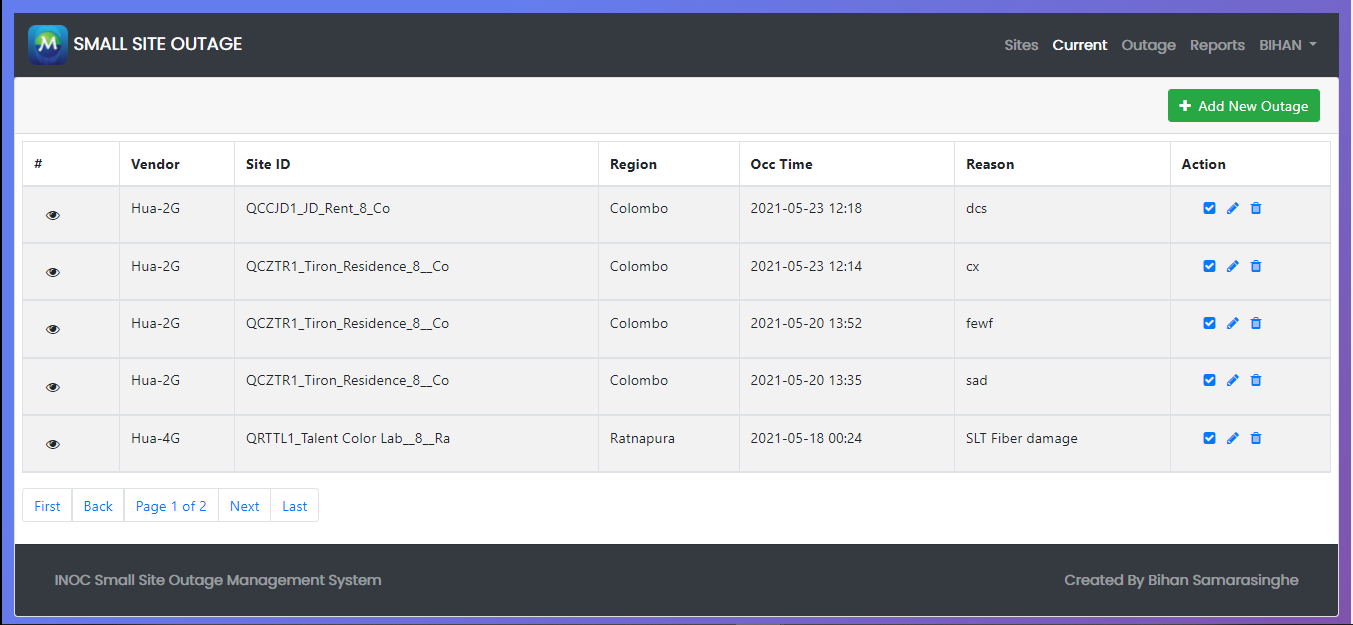 GitHub bihans/SmallCellOutageManagementSystem This project is