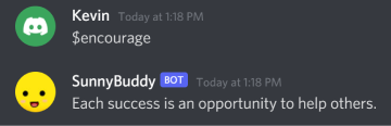 GitHub - kristinamancini/SunnyBuddyDiscordBot: A Discord positivity bot