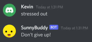 GitHub - kristinamancini/SunnyBuddyDiscordBot: A Discord positivity bot