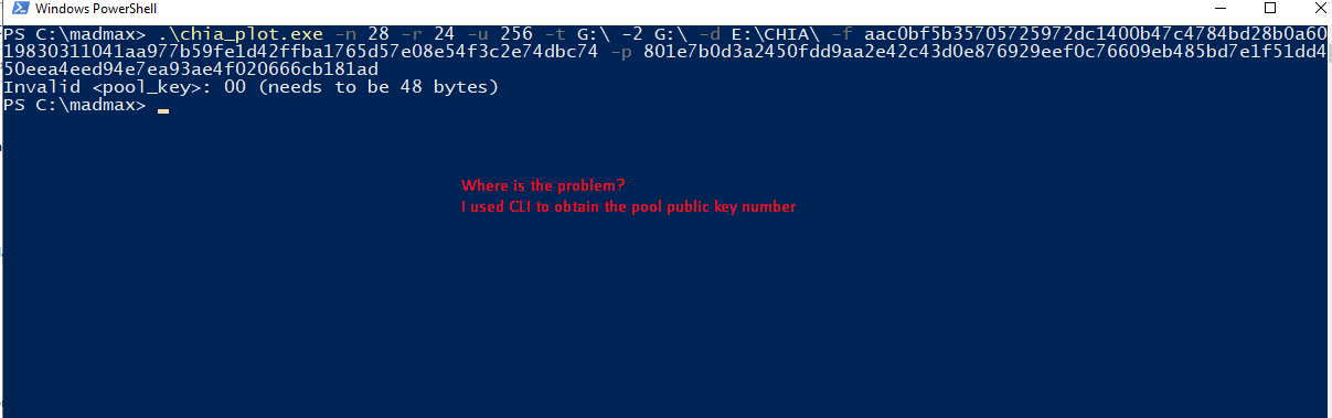 Public pool key error · Issue #311 · madMAx43v3r/chia-plotter · GitHub