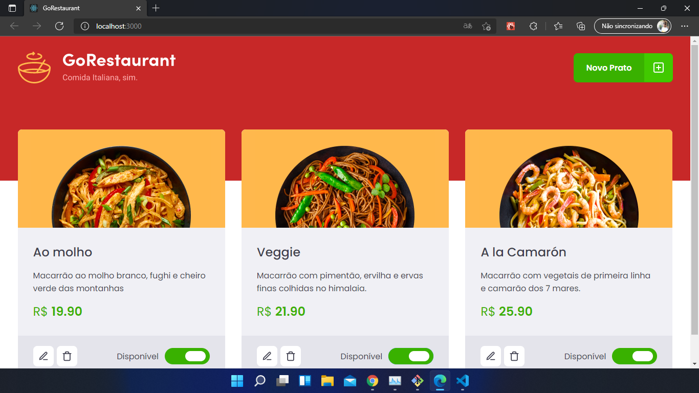 GitHub - GuilhermeAAmaral/goRestaurant: Objetivo desse projeto foi ...