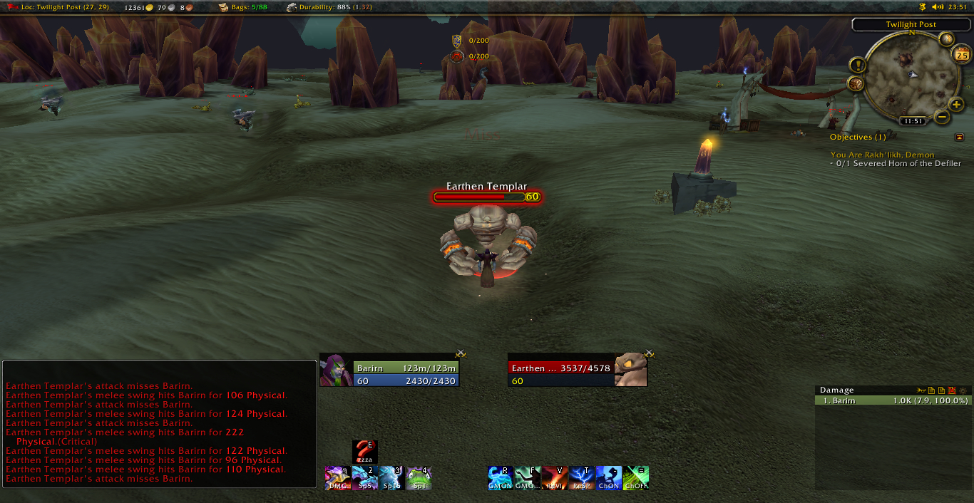 [Lesser Wind Stone] Earthen Templar issues · Issue #9348 · azerothcore ...