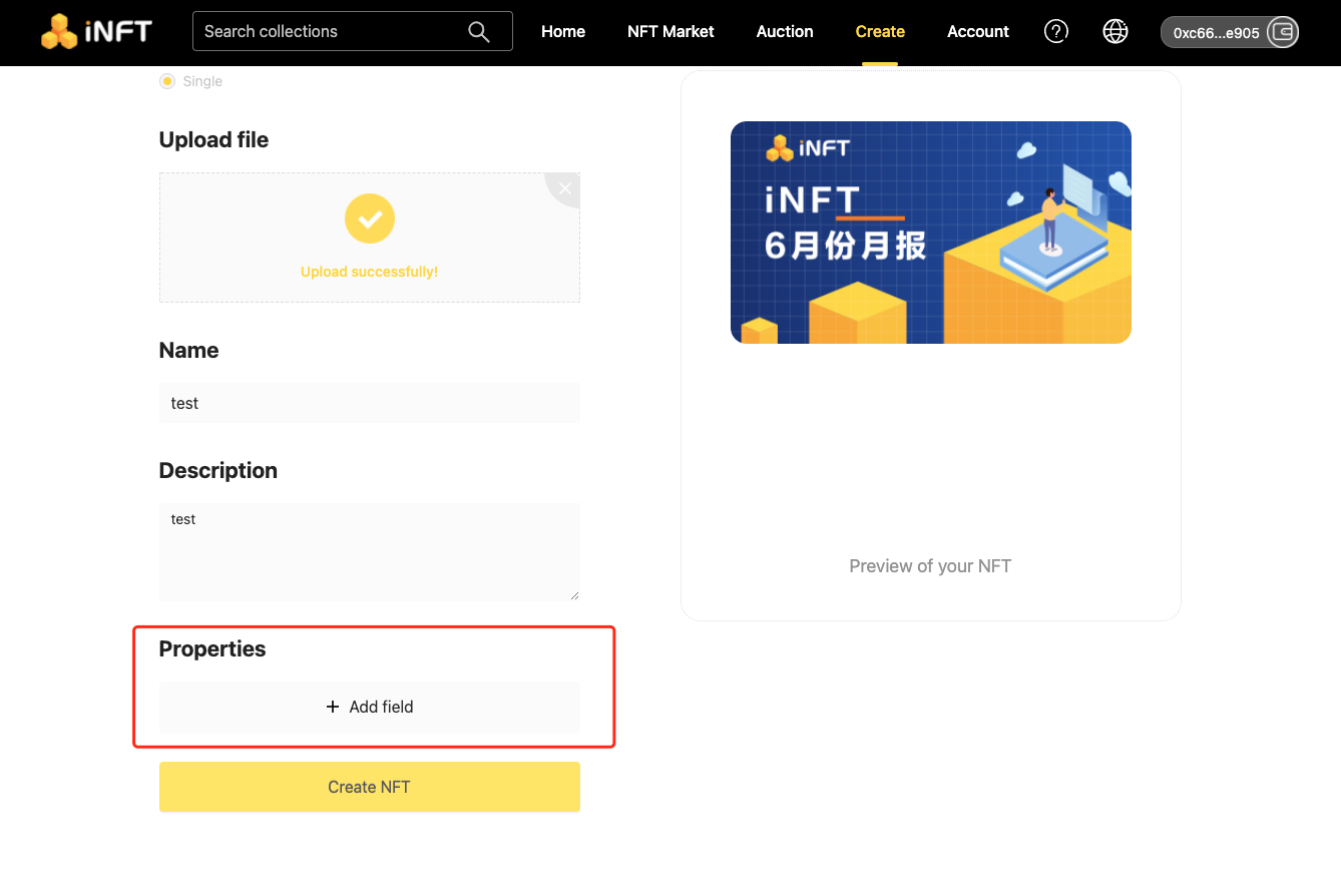 Bs Inft properties · Issue #45 · ProjectINFT/inft-interface-bsc · GitHub