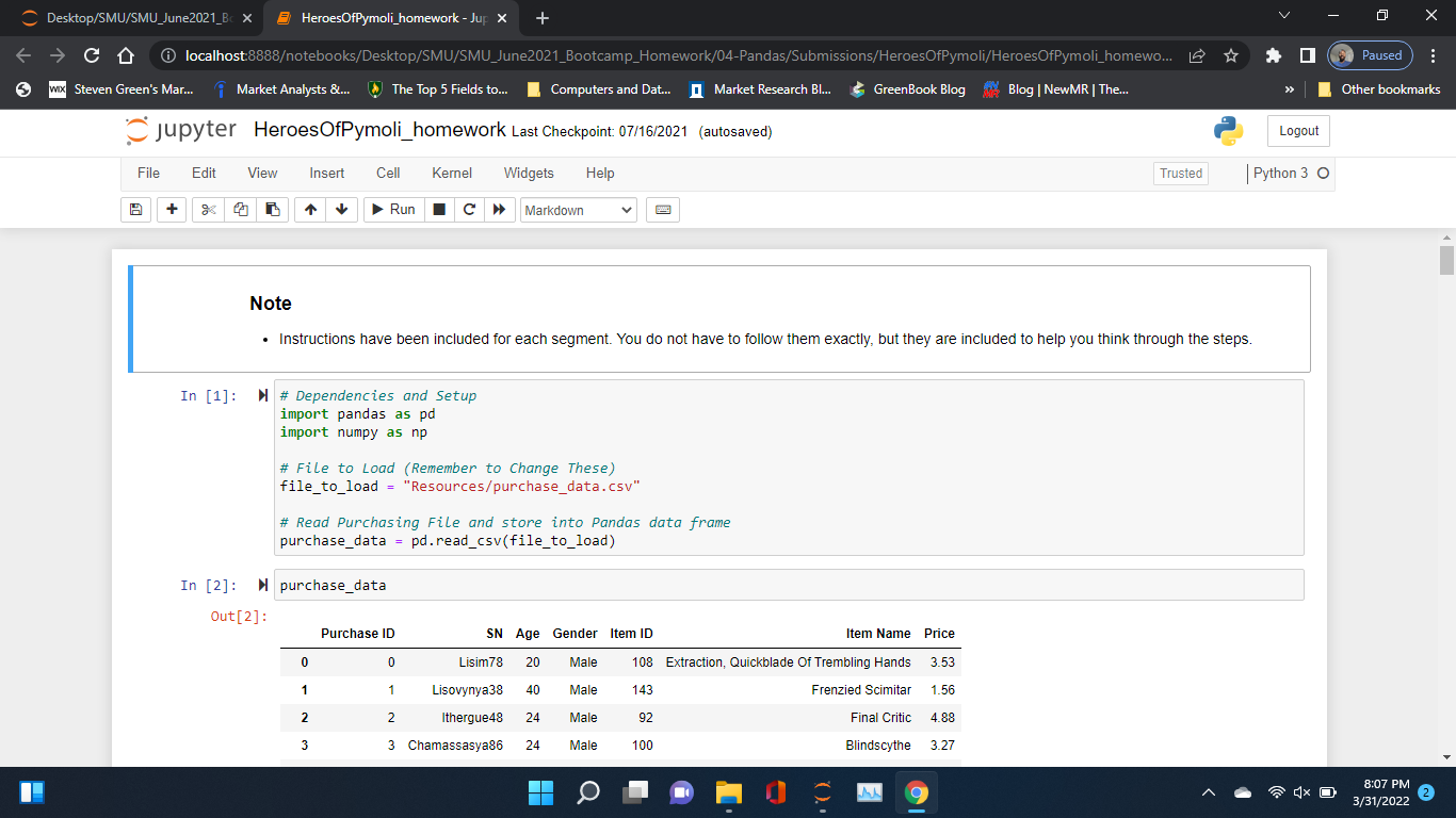 GitHub - stevengreen320/SMU-Data-Science-Bootcamp: All of the submitted ...