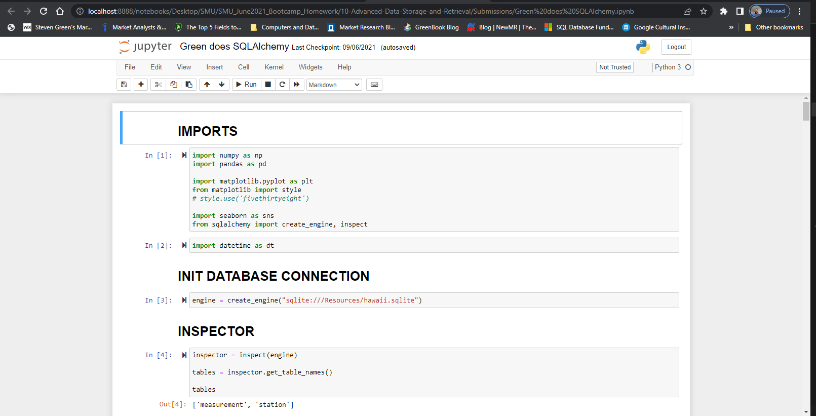 GitHub - stevengreen320/SMU-Data-Science-Bootcamp: All of the submitted ...