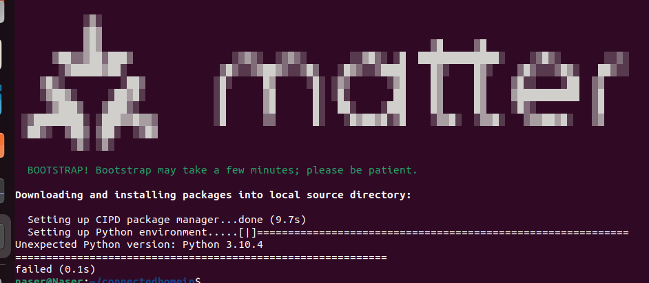 Fail Installation on Ubuntu 22.04 LTS · Issue #17947 · project-chip ...