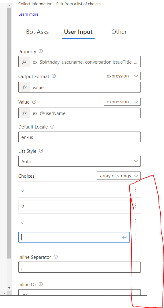 Form Editor overflow scroll · Issue #2584 · microsoft/BotFramework ...