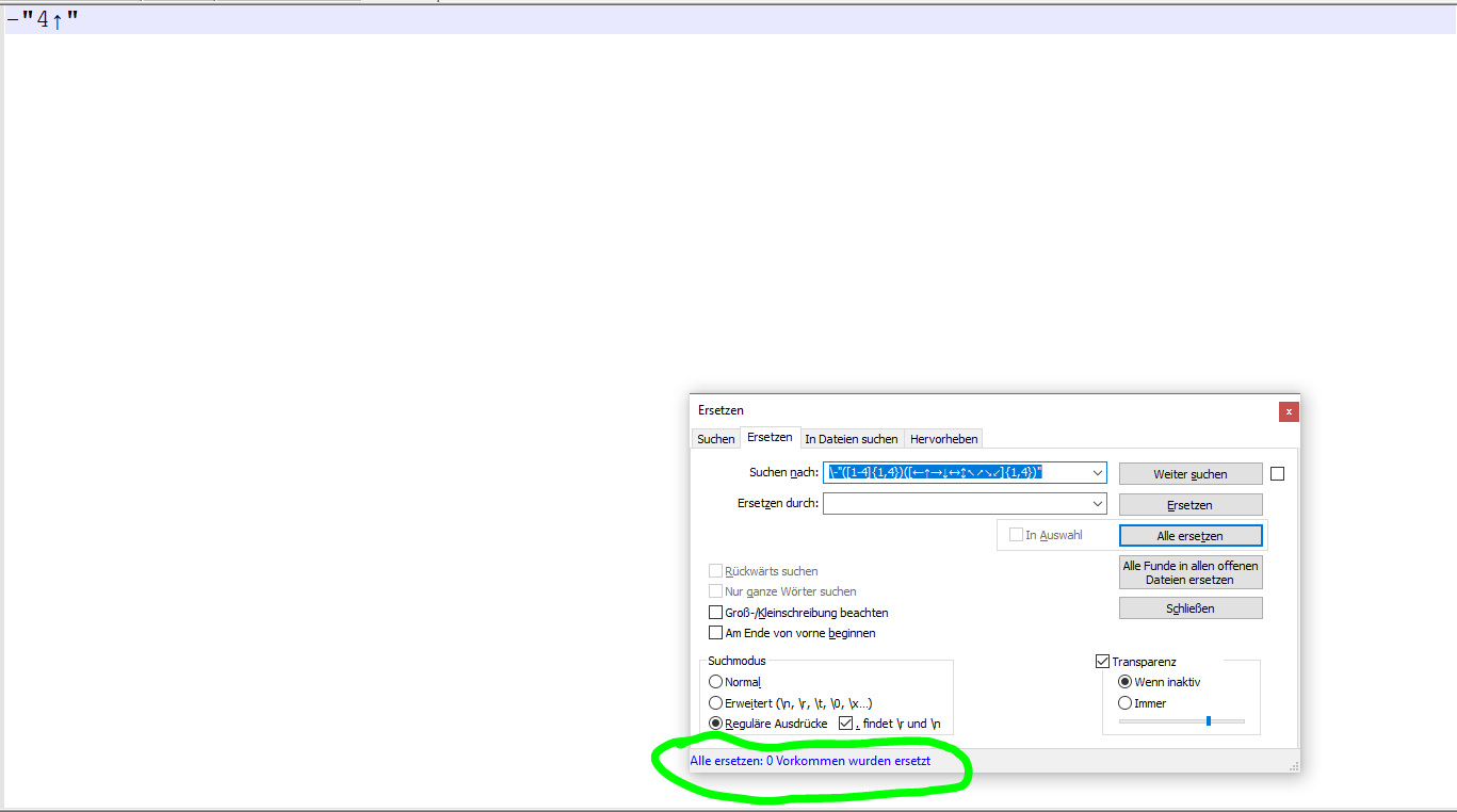 Search and Replace regular Expressions · Issue #8977 · notepad-plus ...
