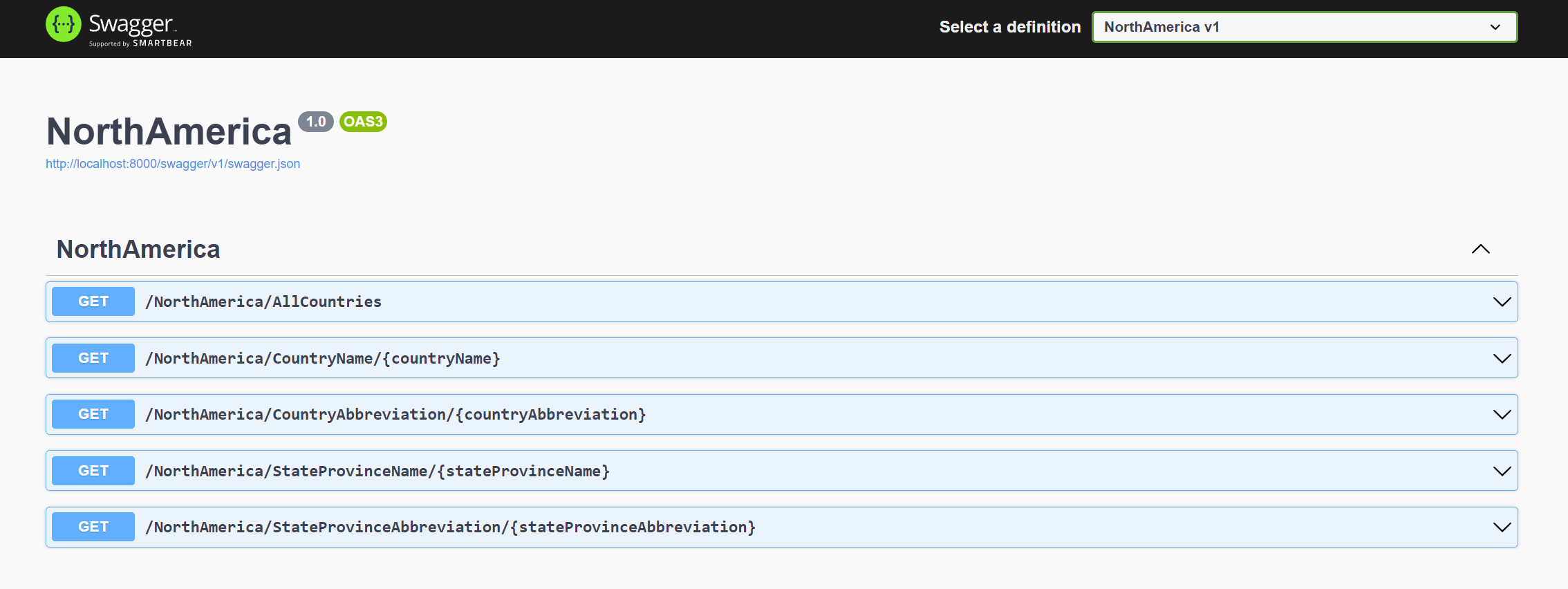 GitHub - gmfractal/NorthAmericaPlacesApi: API for serving up North ...