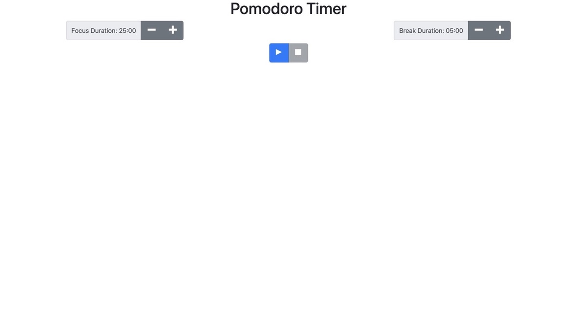 GitHub - elizabethboterf/pomodoro-timer: A website timer that ...