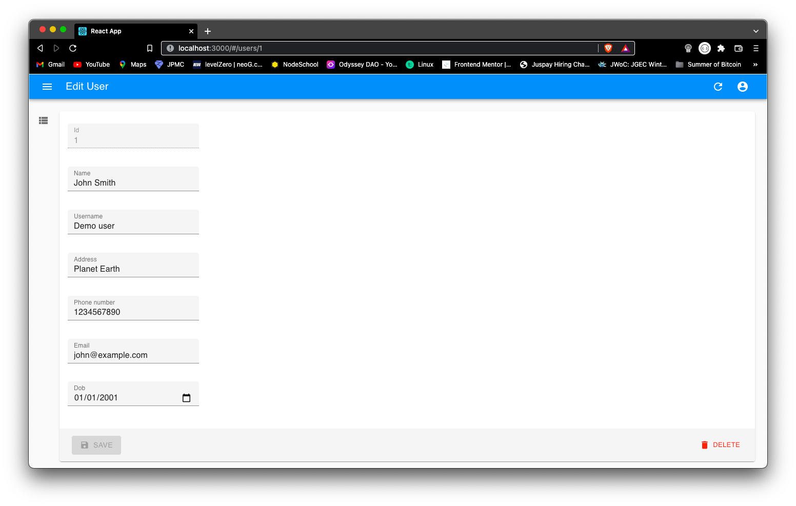 GitHub - SNEHAASHISH/react-admin-dashboard: Assignment Task for ...