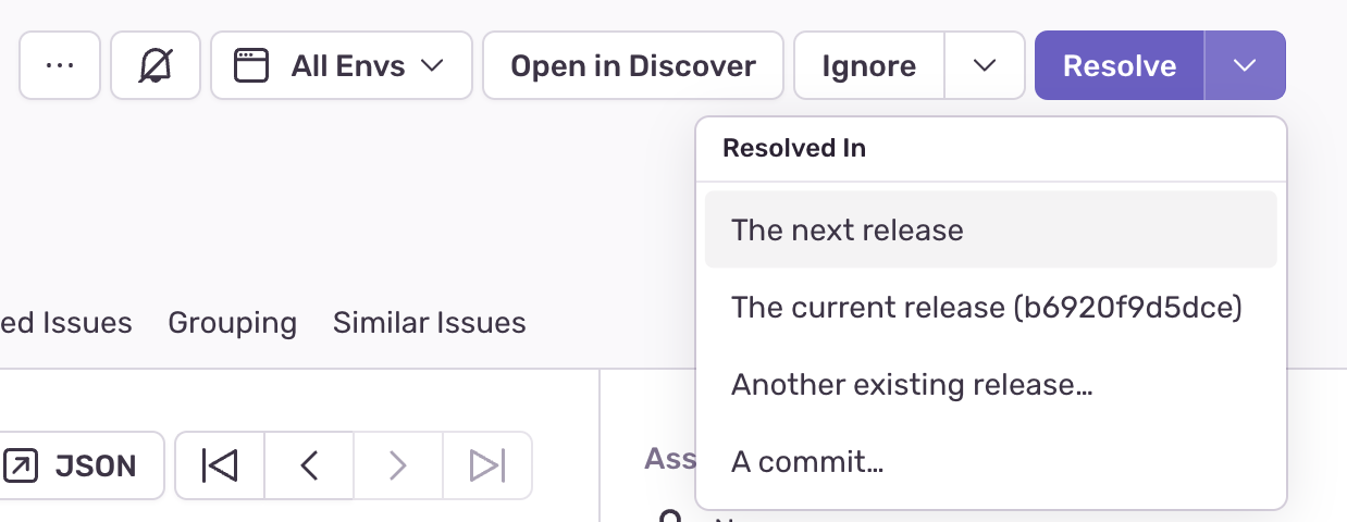 Improve default resolve flow · Issue #47864 · getsentry/sentry · GitHub