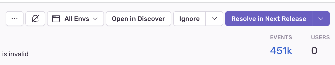 Improve default resolve flow · Issue #47864 · getsentry/sentry · GitHub