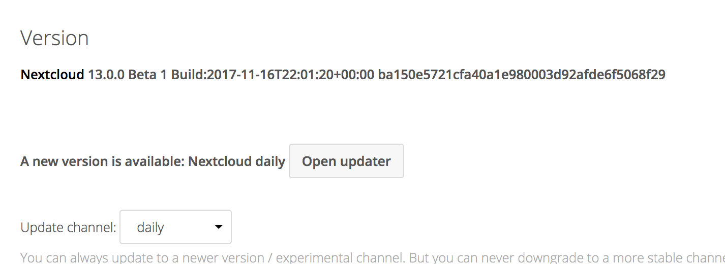 NC 13 Beta Updater stuck · Issue #149 · nextcloud/updater · GitHub