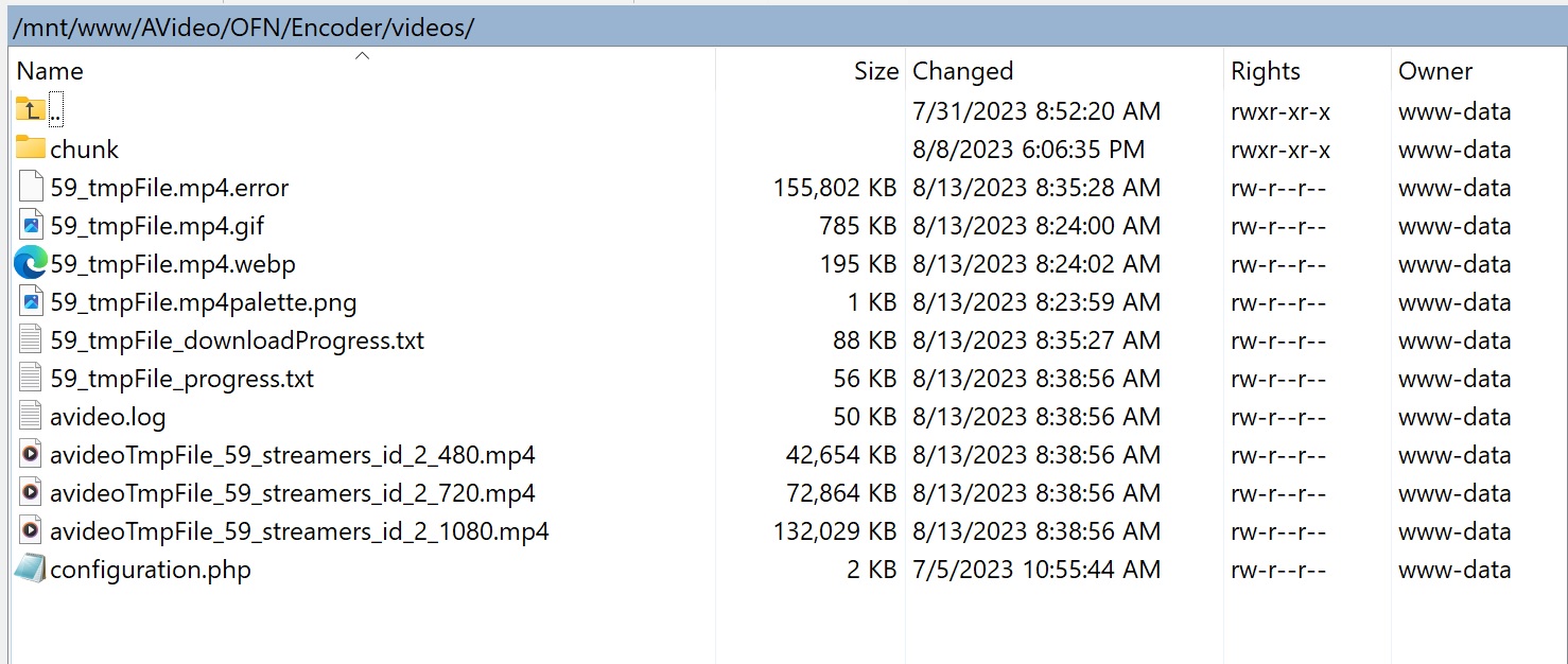 Encoder not working · Issue #8313 · WWBN/AVideo · GitHub