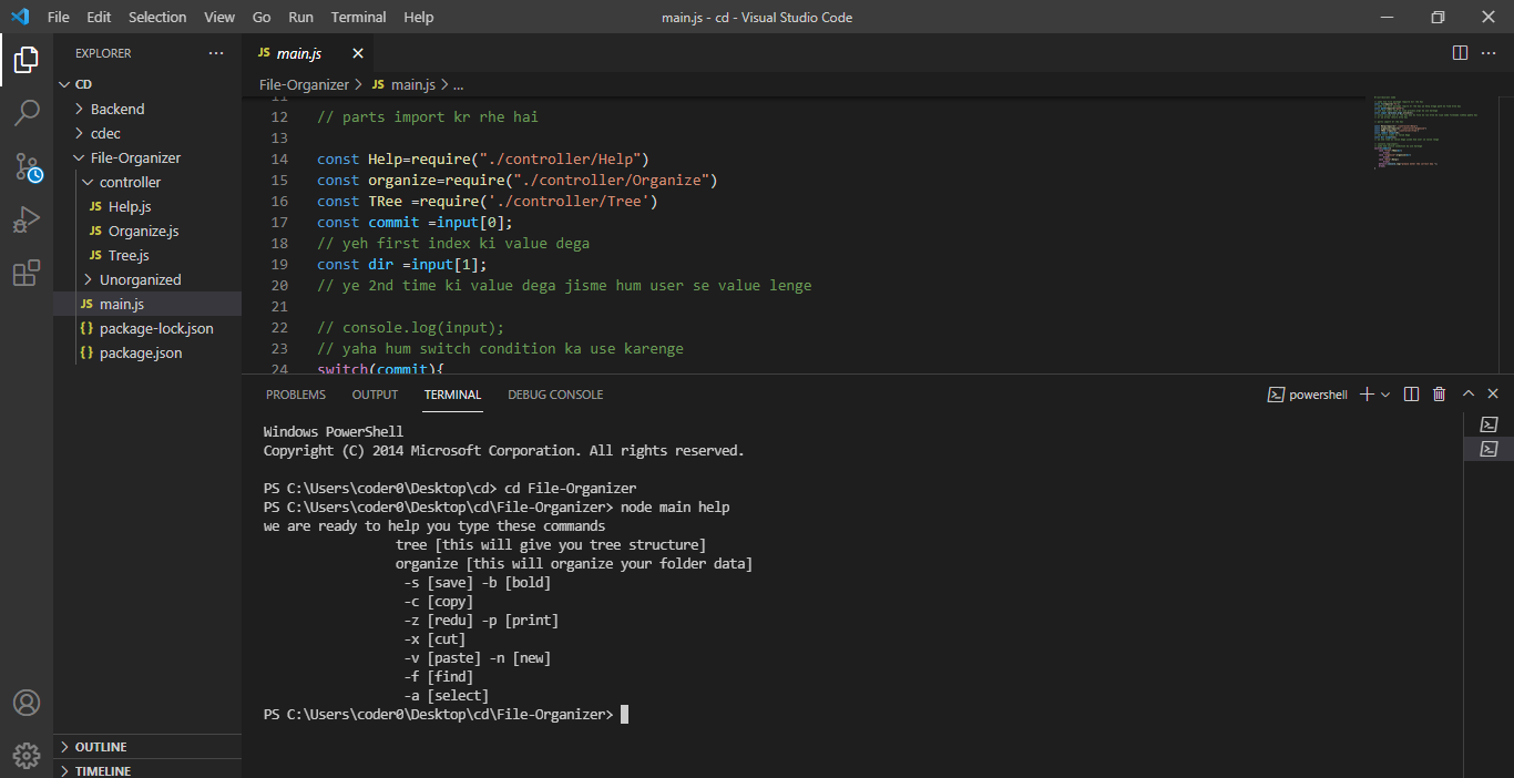 GitHub - itsmeAryan/File-organizer