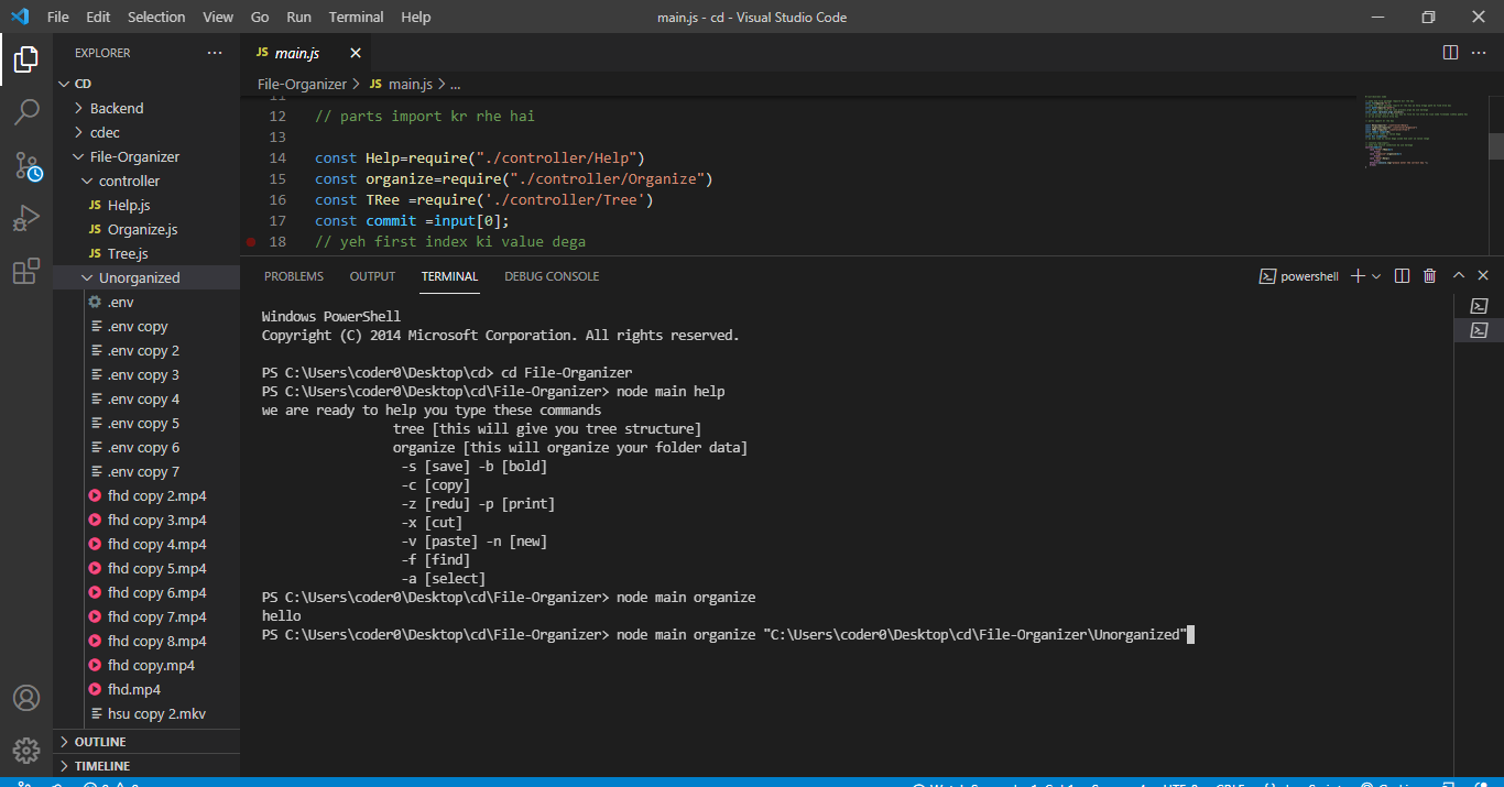 GitHub - itsmeAryan/File-organizer