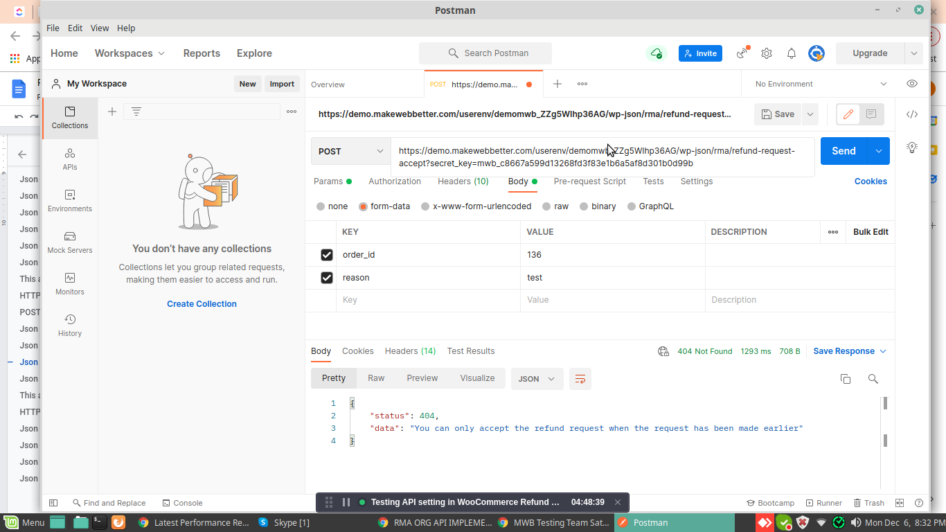 Issue with API setting · Issue #38 · wpswings/woo-refund-and-exchange ...