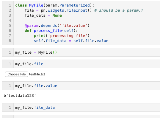 FileInput widget and @param.depends interaction · Issue #711 · holoviz ...