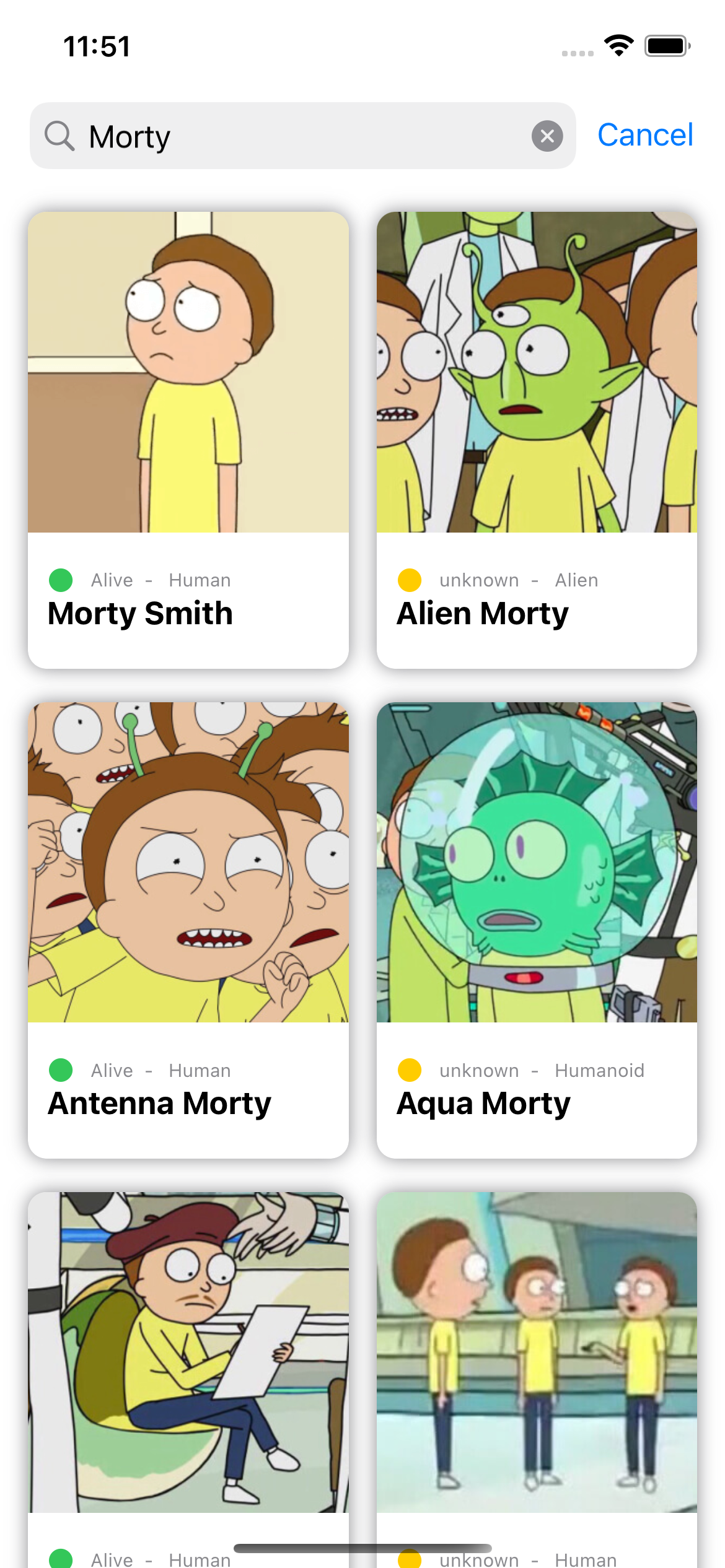 GitHub - TemaTerbi/Rick-and-Morty: Second pet project on swiftui